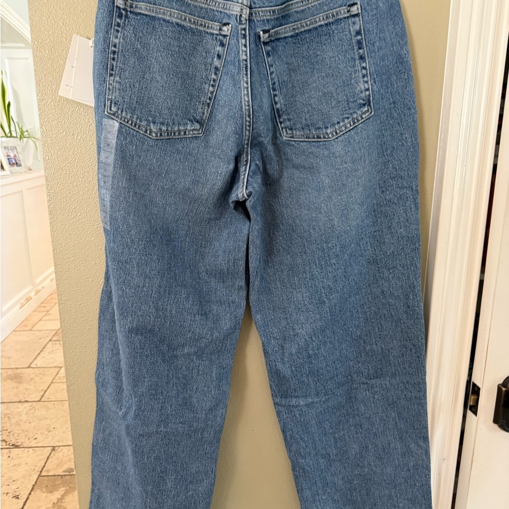 Women’s Free Assembly 90’s Relaxed Blue Denim Jeans - Picture 6 of 6